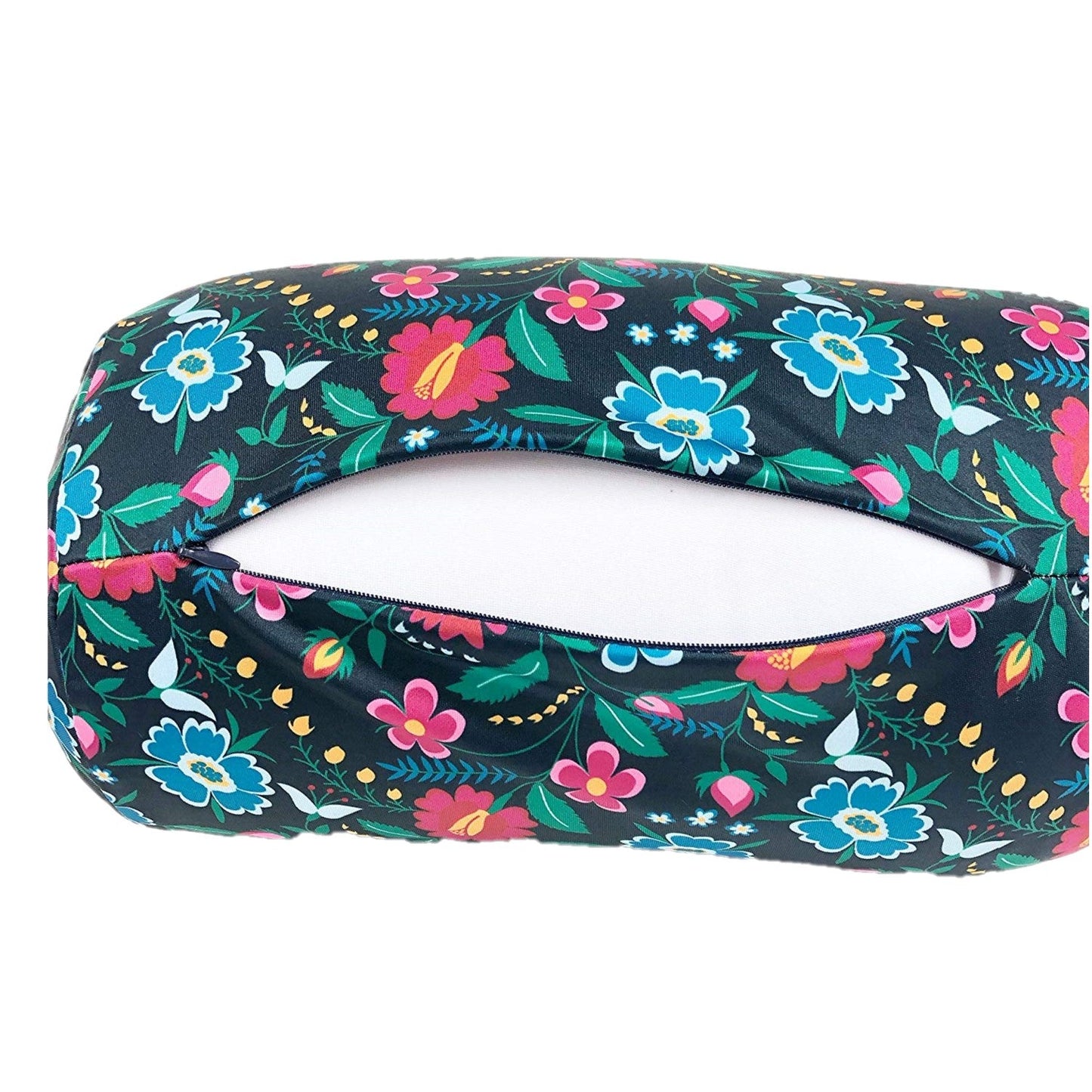 Micro Bead Bolster Tube Roll Pillows with Removable Cover