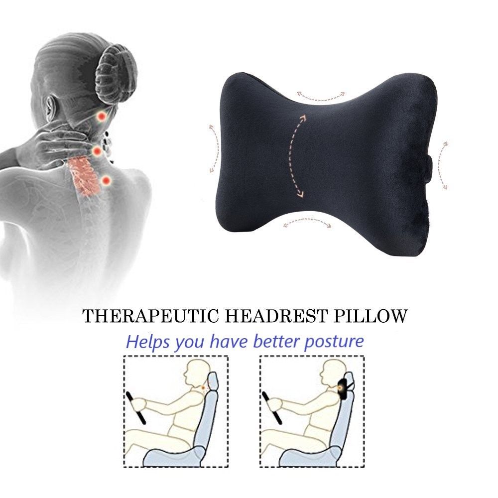 2 packs Soft Memory Foam Bone Shaped Pillow