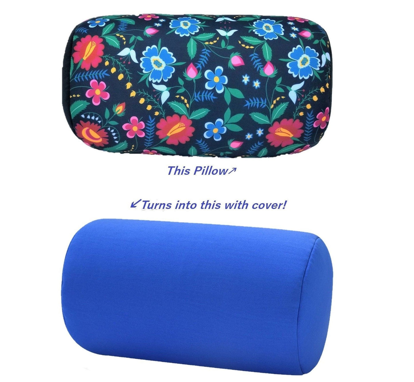 Removable Cover for Micro Bead Roll Pillow
