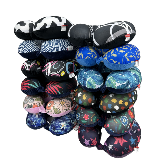Colorful Memory Foam U Shaped Travel Neck Pillow
