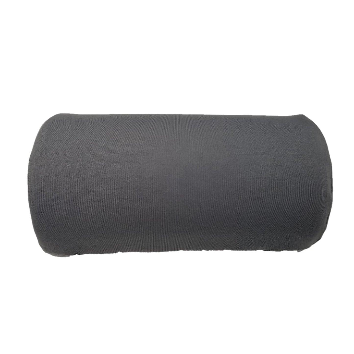 Memory Foam Bolster Tube Roll Pillow with Removable Cover